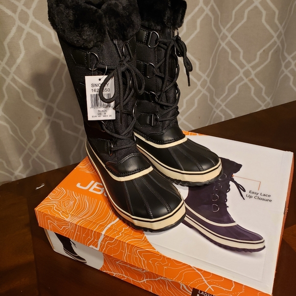 JBU Ladies Winter and Spring boots, black in colo, size 9 - Picture 3 of 10